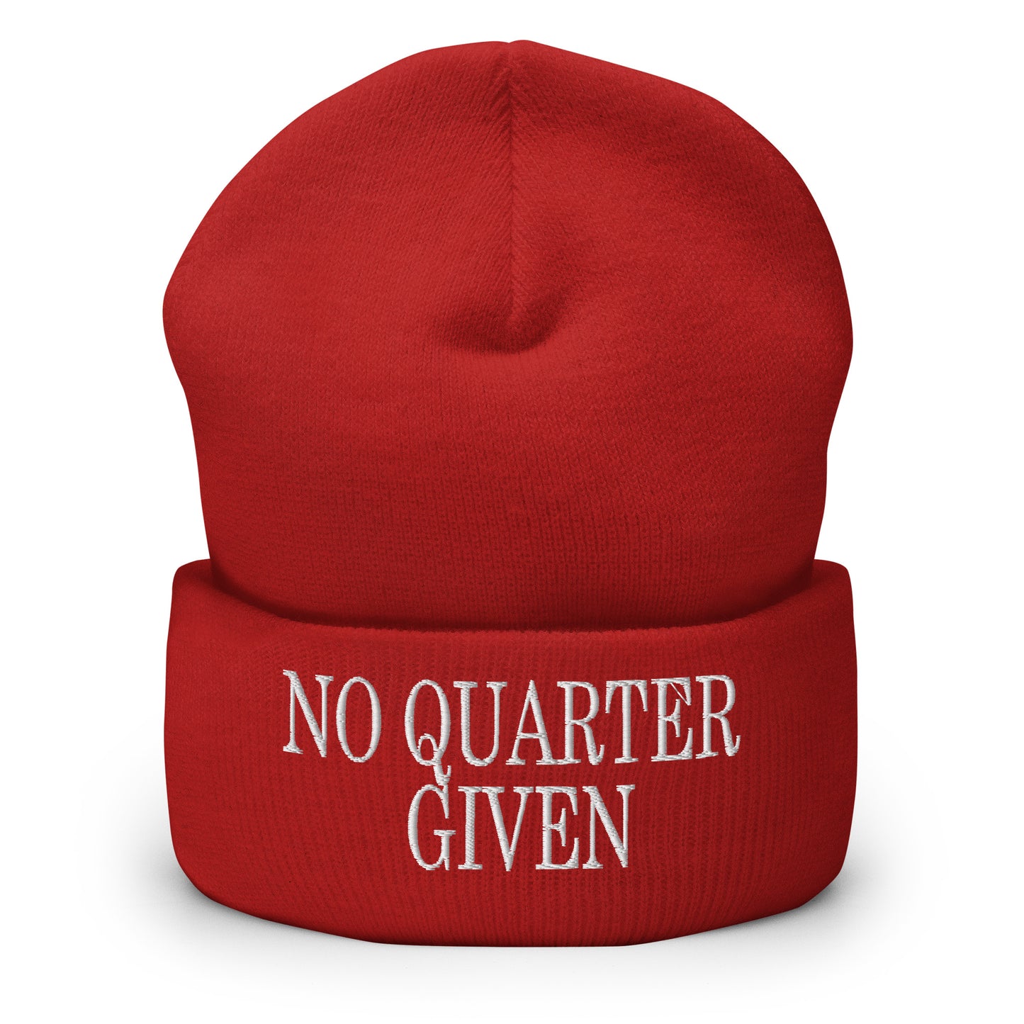 No Quarter Given Cuffed Beanie