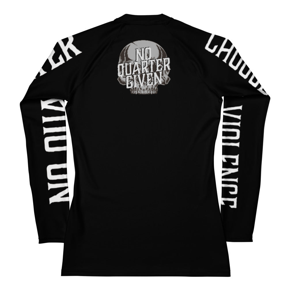 Choose Violence '23 Women's Rash Guard