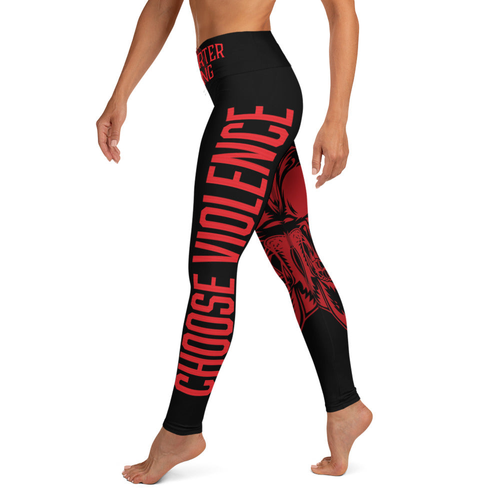 Choose Violence Women's Black Spats