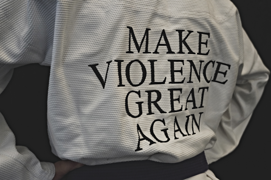 Make Violence Great Again White Gi