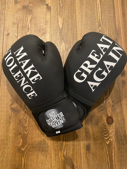 Make Violence Great Again Black 16oz Gloves