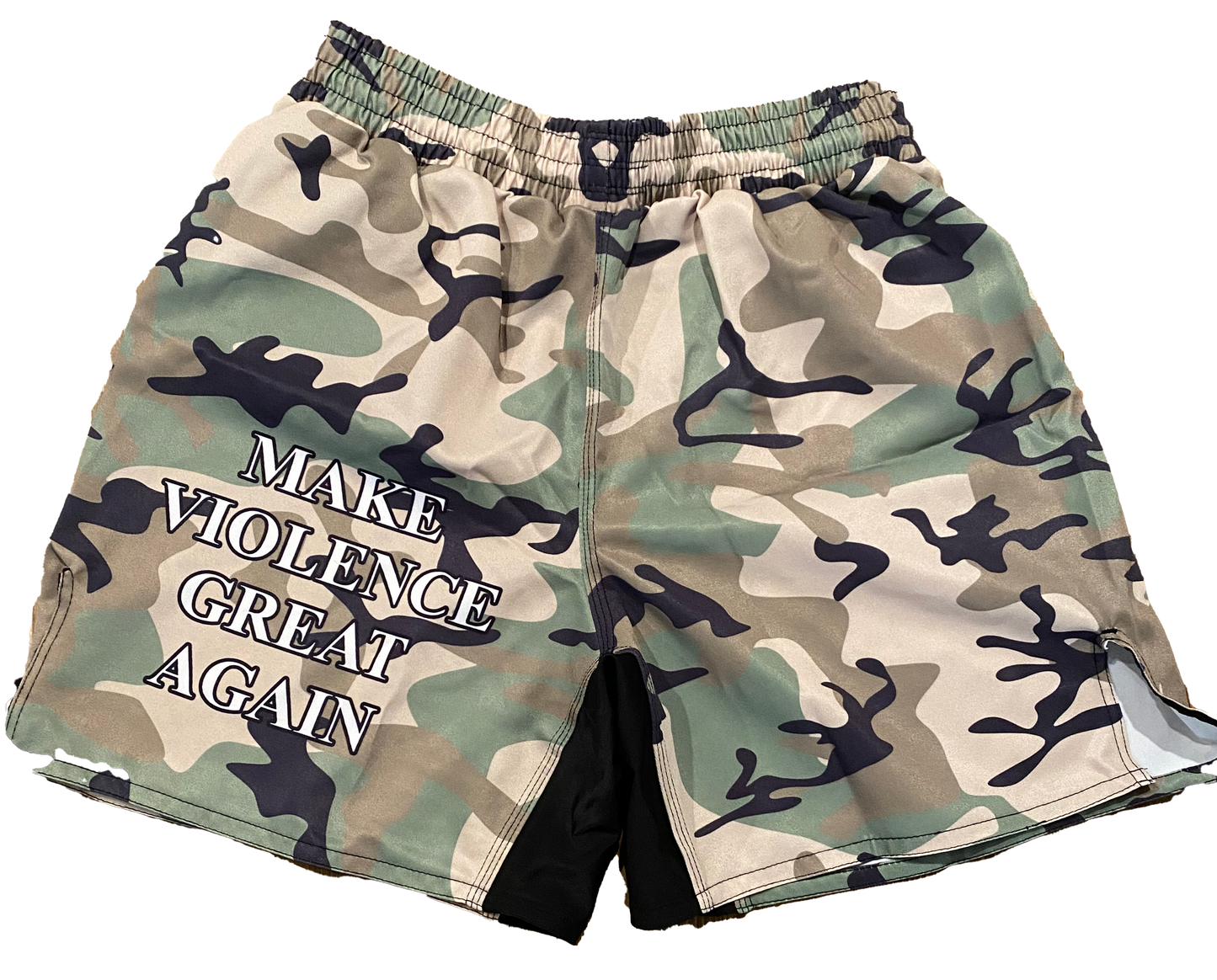 Make Violence Great Again Full Camo Grappling Shorts