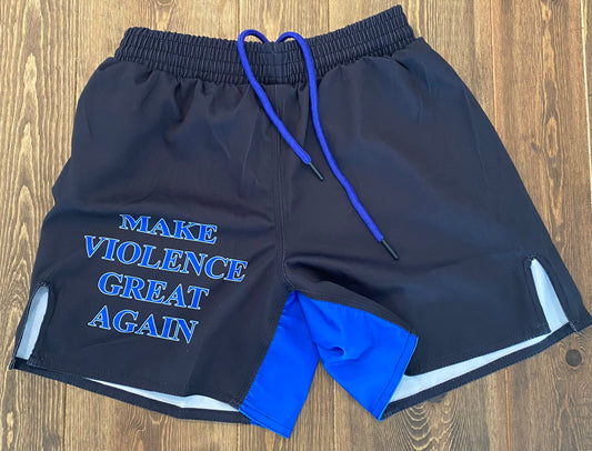 MVGA Blue Rank Grappling Shorts