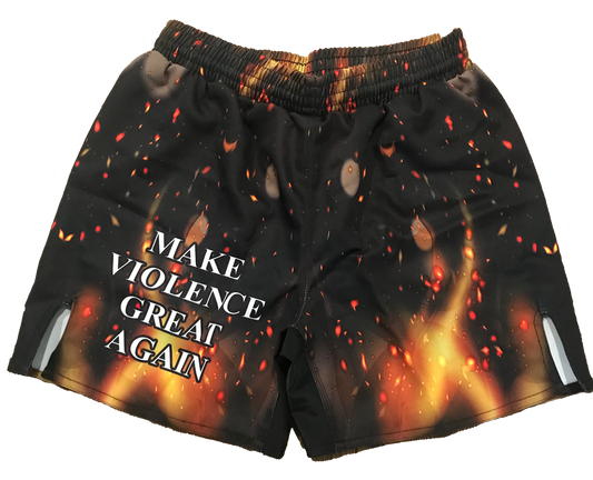 Flame and Ash Grappling Shorts