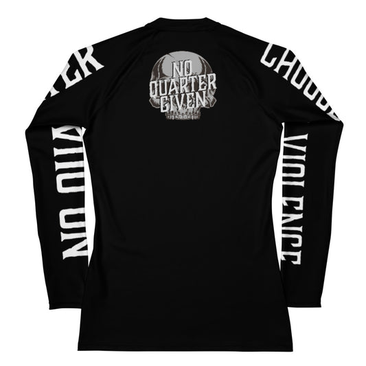 Choose Violence '23 Women's Rash Guard